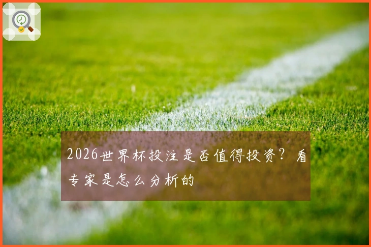 2026世界杯投注是否值得投资？看专家是怎么分析的
